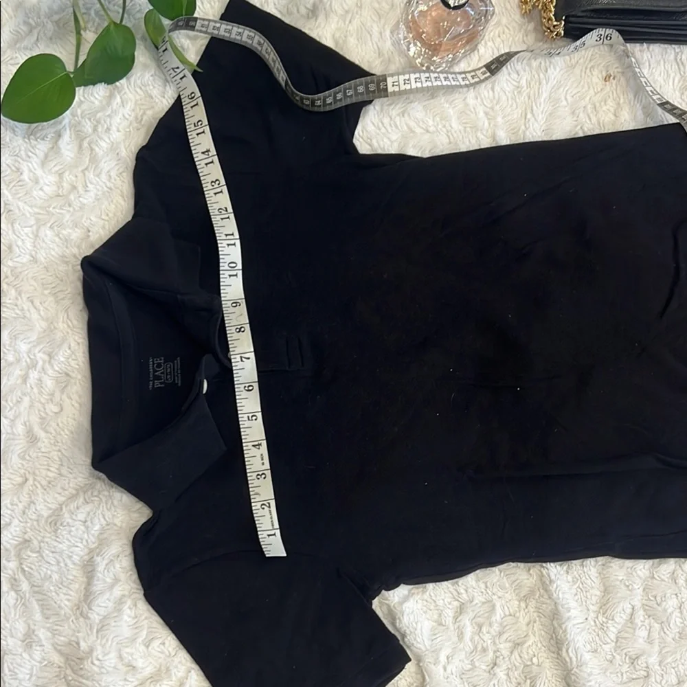 The Children's Place Black Polo Shirt Casual Style